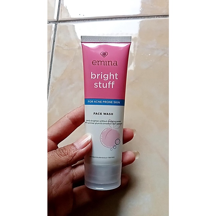 EMINA Bright Stuff for Acne Prone Skin Face Wash 50ml RUMAH CANTIK