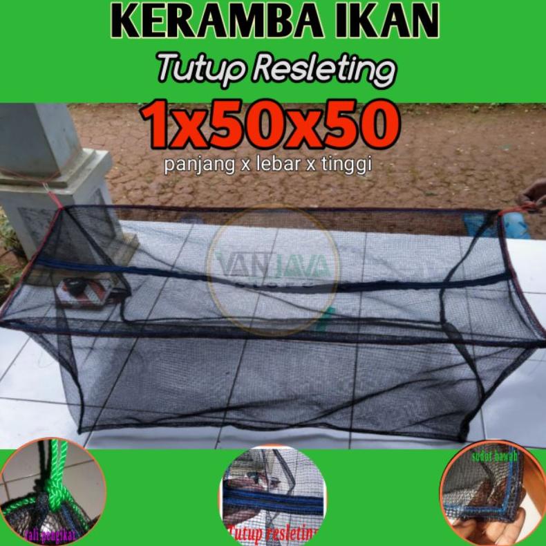 KERAMBA IKAN KECIL TUTUP RESLETING 15050 JARING APUNG SIAP PAKAI TERLARISS...,,,,,