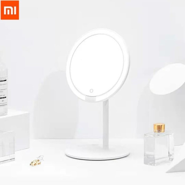 Mijia LED Makeup Mirror - Mijia Portable Mirror Make Up kaca Cermin