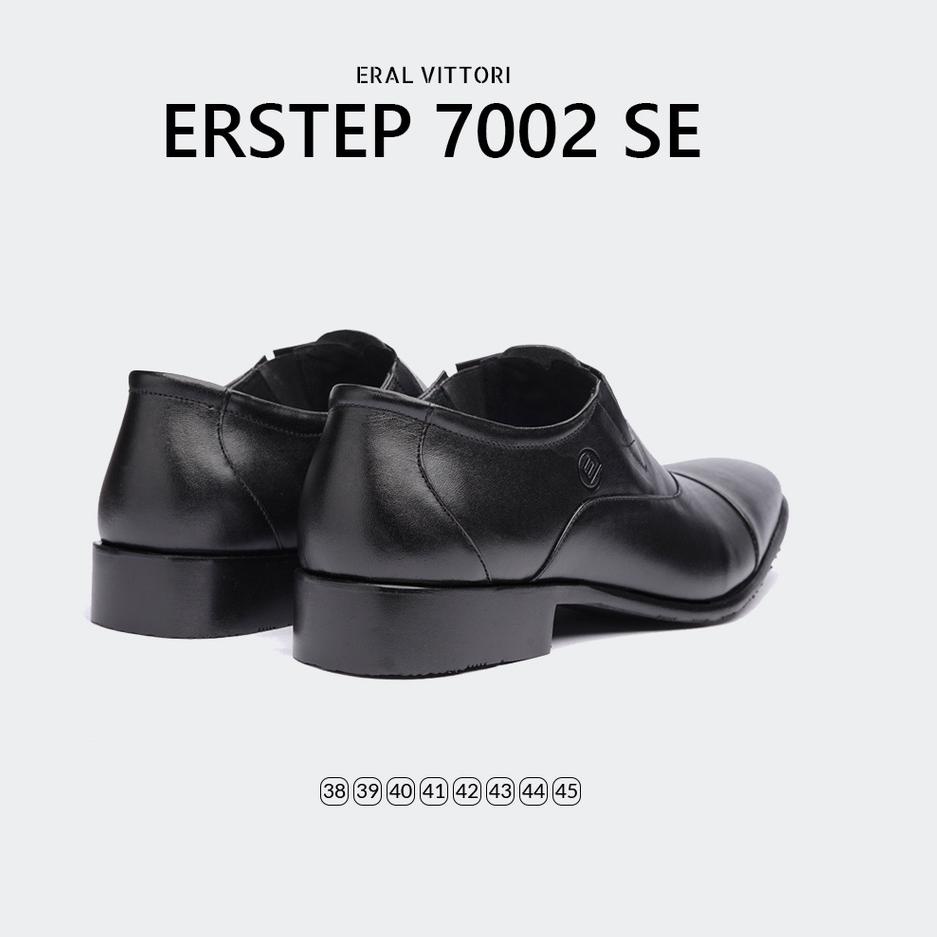 Terpercaya ERAL VITTORI - Sepatu Pantofel Pria Formal Erstep 7002 SE Hitam