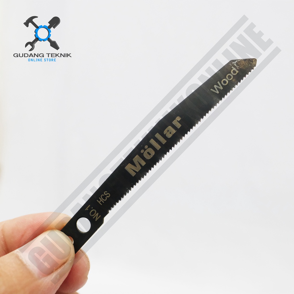 Mata Gergaji Kayu Pisau JIGSAW 1 Pcs No.1 No.3 No.10 MOLLAR / Mata Jig Saw Blade No. 1 3 10 Satuan MOLLAR