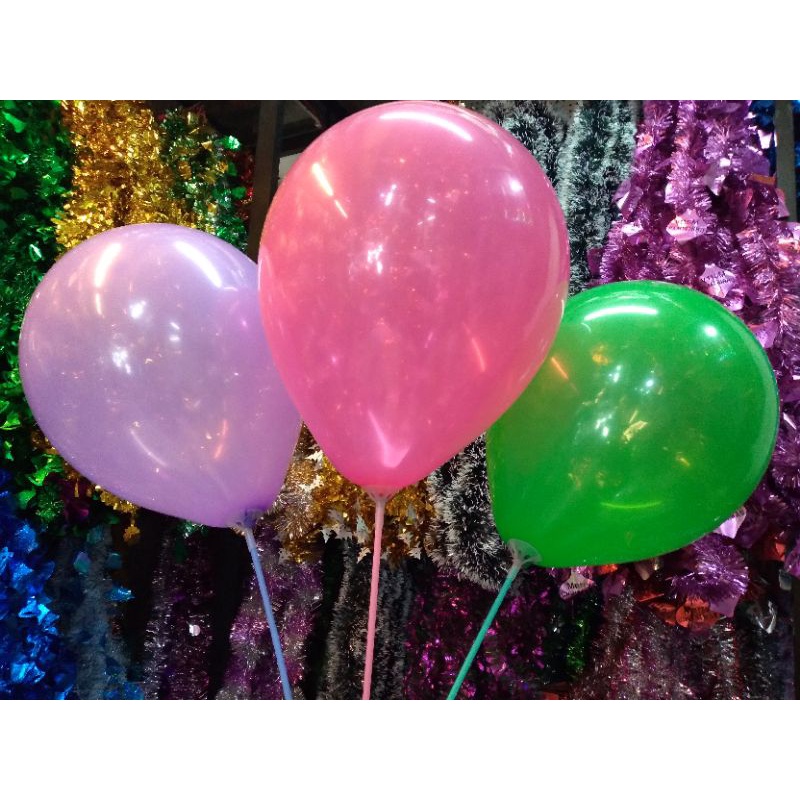 Balon Metalik Polos 12 inch Per 50 pcs/Balon Latex  /Balon Polos100pcs /Balon Dekorasi