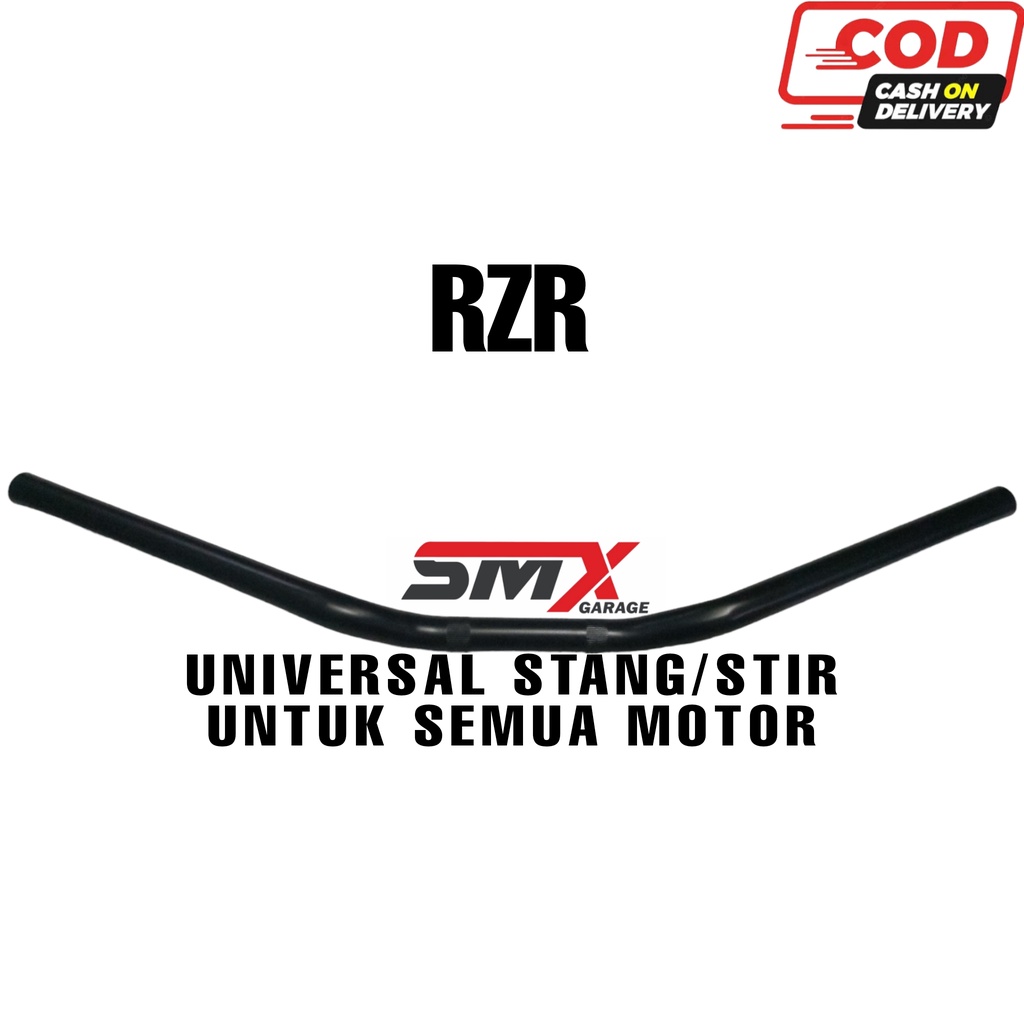 Stang RZR Stir Variasi Setang Motor tebal 2mm Panjang 66,5CM Universal Racing HEREX Ninja NMax Vixio