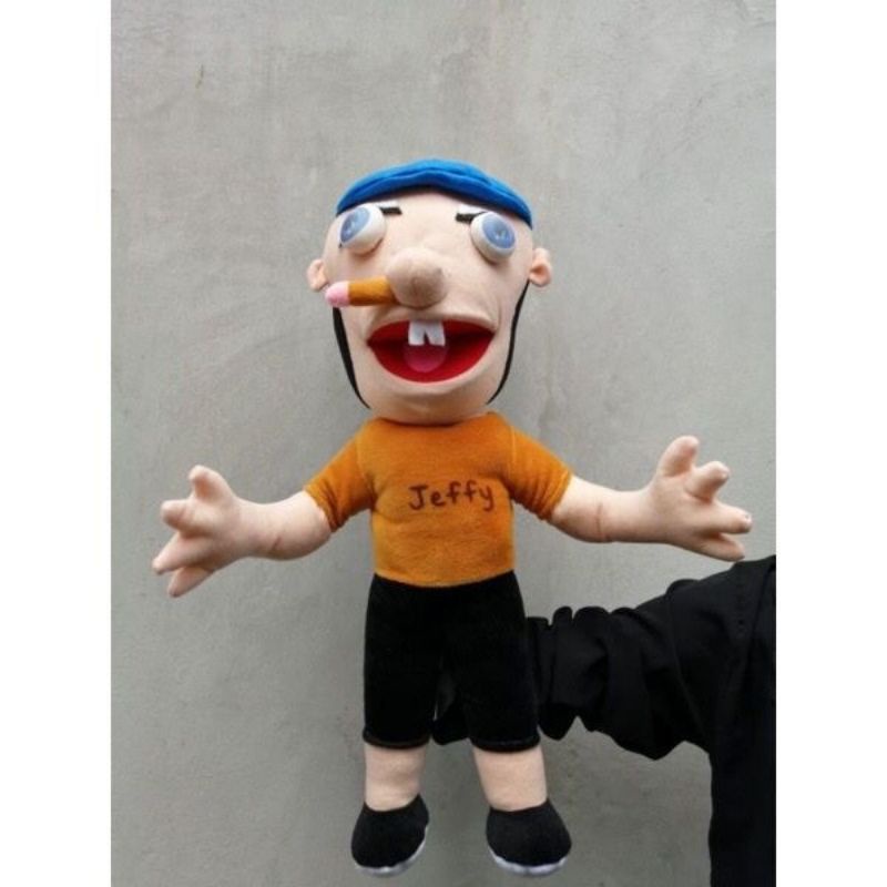 Boneka Tangan Muppet Horor Jeffy Cartoon | Boneka Dongeng Horror Halloween