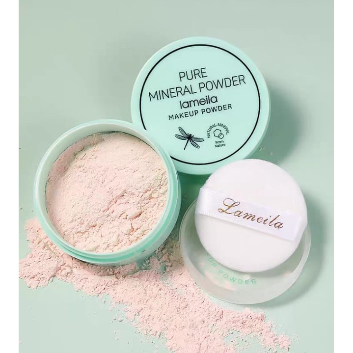 LAMEILA Pure Mineral Powder Make up Powder Daun 3607