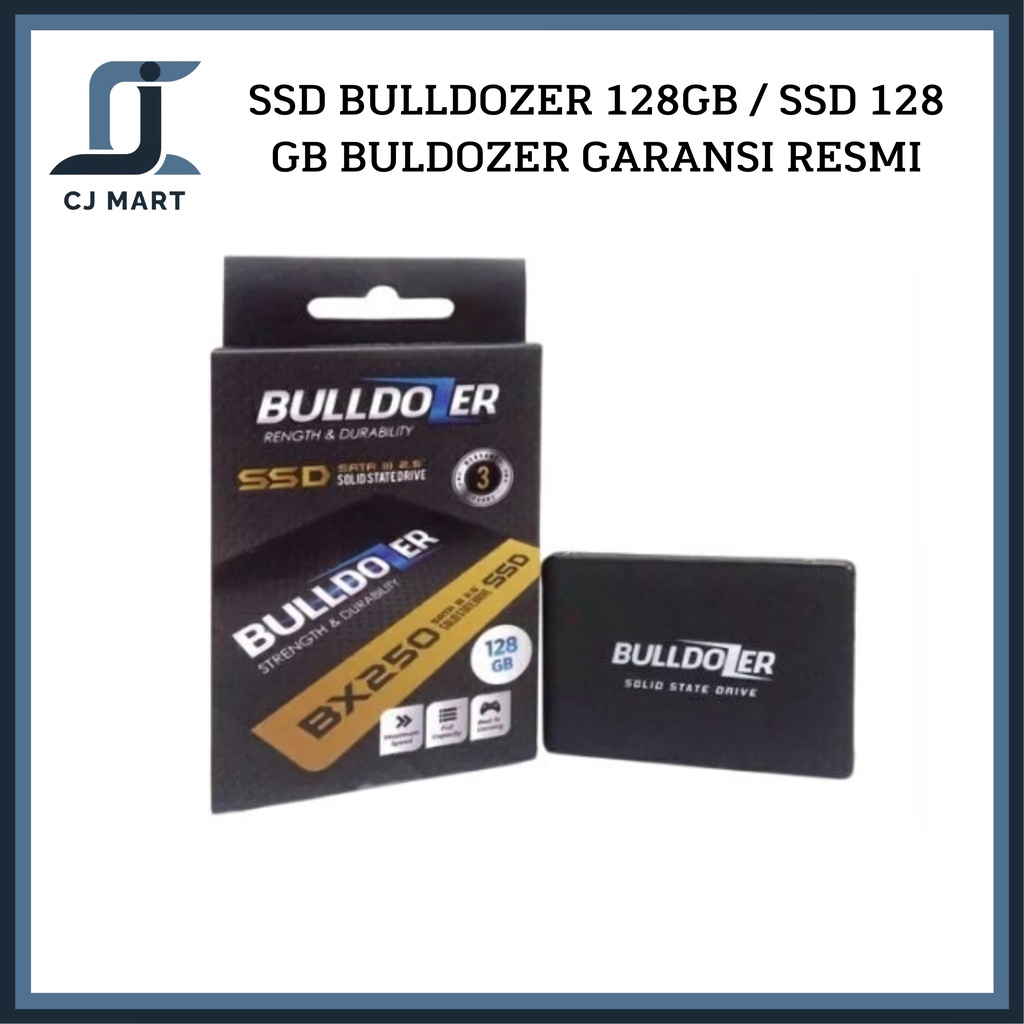 SSD BULLDOZER 128GB / SSD 128 GB BULDOZER GARANSI RESMI