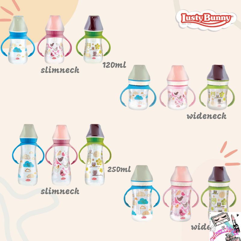 ☃Cutezz_Ching1☃Lusty Bunny Regular Bottle With Handle 120 ML-250 ML