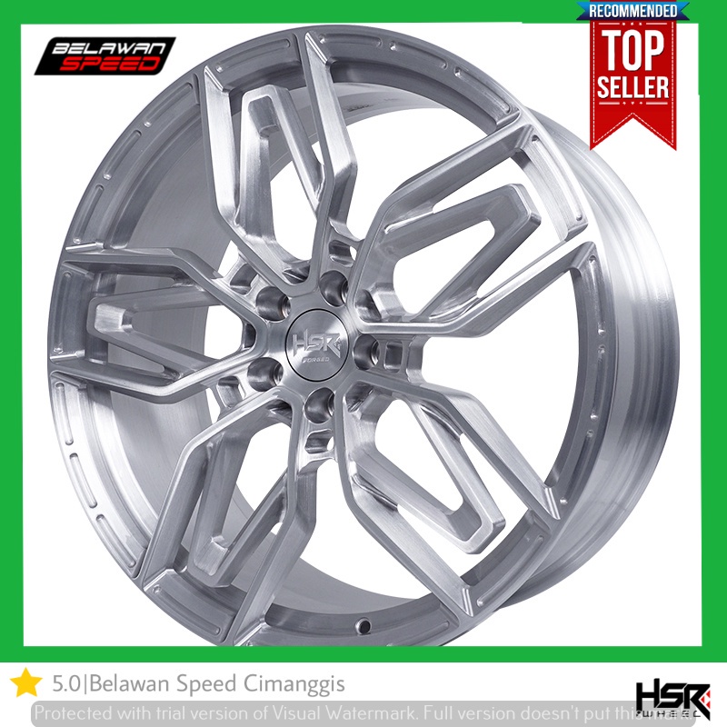 VELG HSR FORGED RING 21 UNTUK MOBIL MERCEDES S CLASS GLS BENZ GLC R21 HSR RFG HRN SGA PELEK RACING