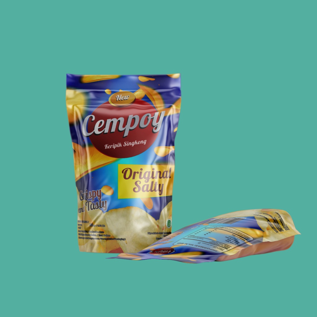 

Keripik Singkong Original Salty Asin Cemilan Snack Cassava Chips