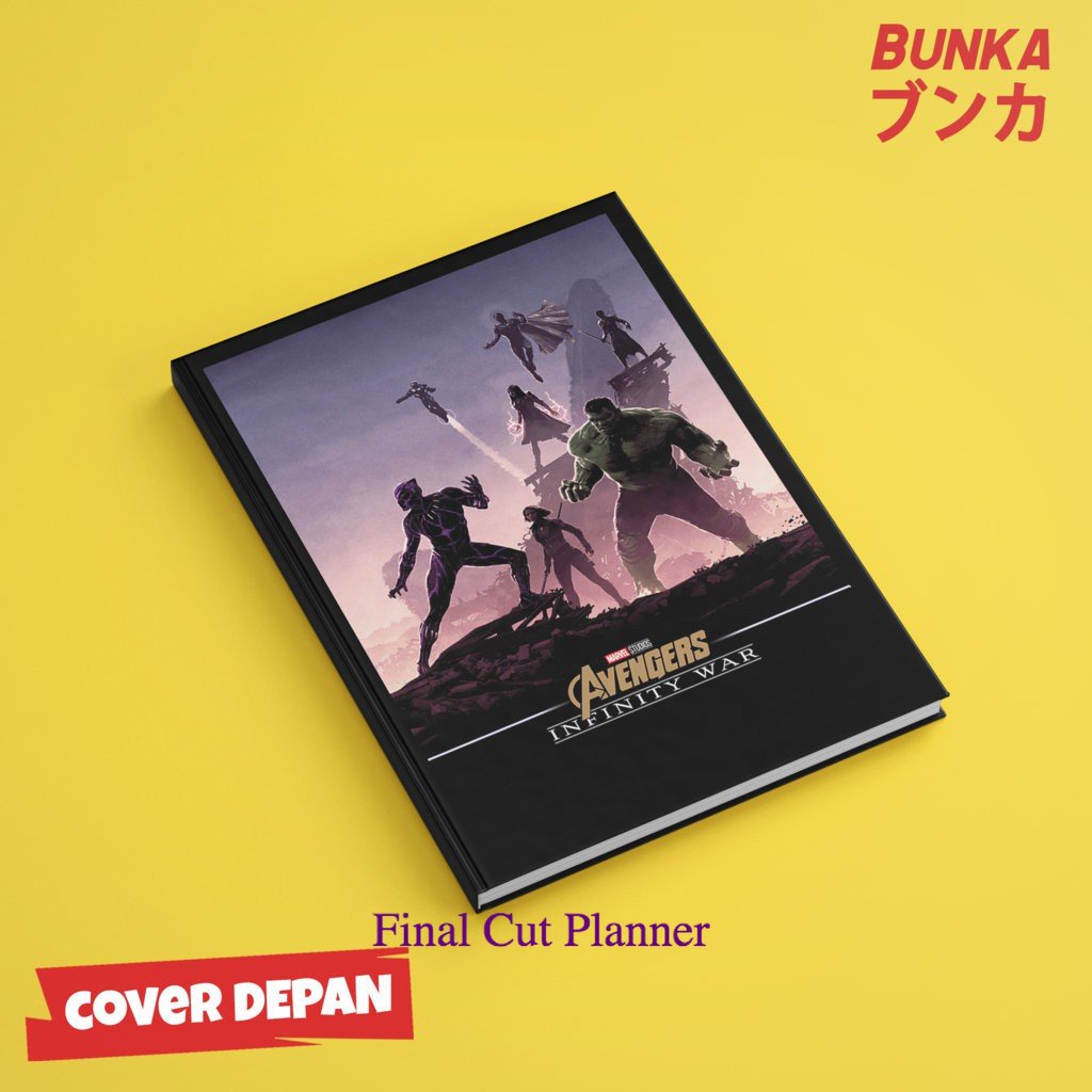 

Notebook Marvel Avengers Infinity War 2A Hardcover A5 Buku Tulis Catatan Note Agenda Planner Jurnal .