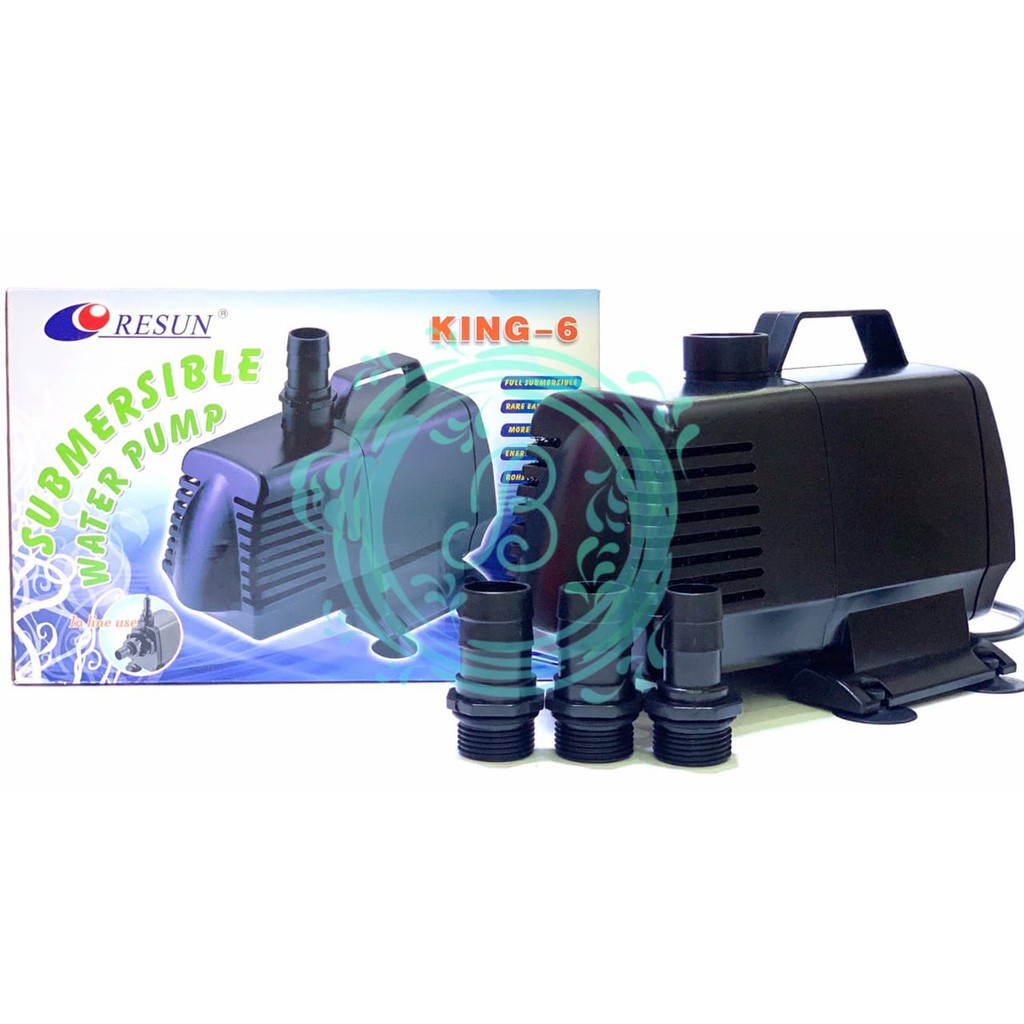 RESUN KING 6 Pompa Air Celup Kolam Aquarium Hidroponik Resun KiNG-6