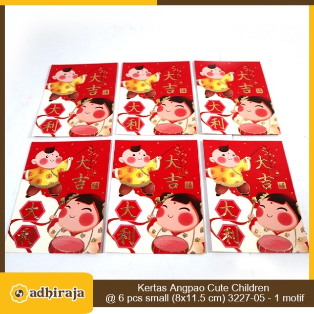 

Angpao Angpau Amplop Imlek 2023 Cute Children Small @6pcs 3227-05