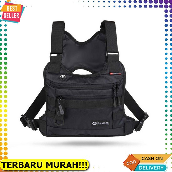 Tas Selempang Pria Import Distro Anti Air Murah Original Model Terbaru Chest Bag Venom Tas Dada Tact
