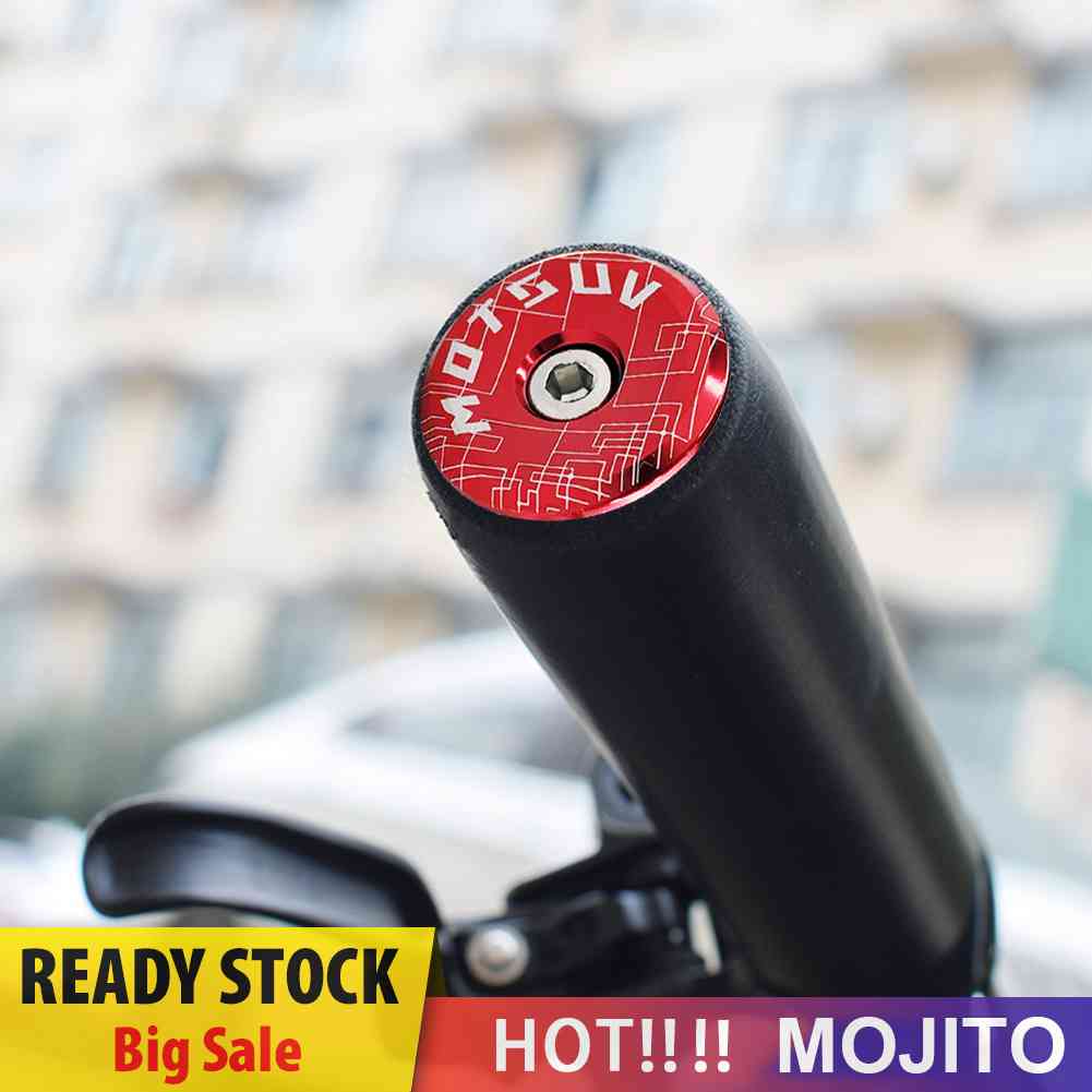 2pcs Plug Ujung Stang Sepeda Lipat MTB Bahan Aluminum Alloy