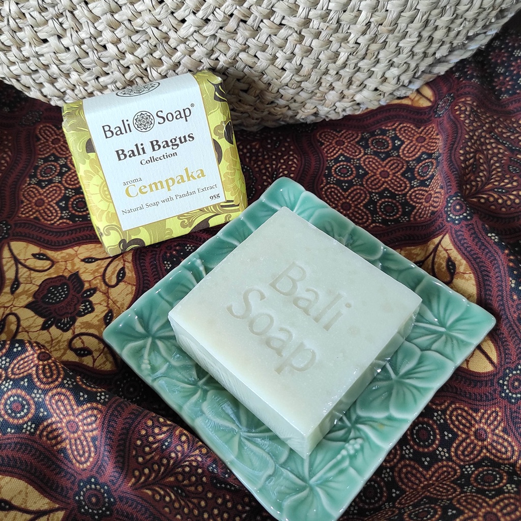 Bali Soap - Sabun Mandi EXTRA Creamy 95gr, Alami &amp; Melembabkan, BPOM &amp; Halal, NON SLS/Paraben