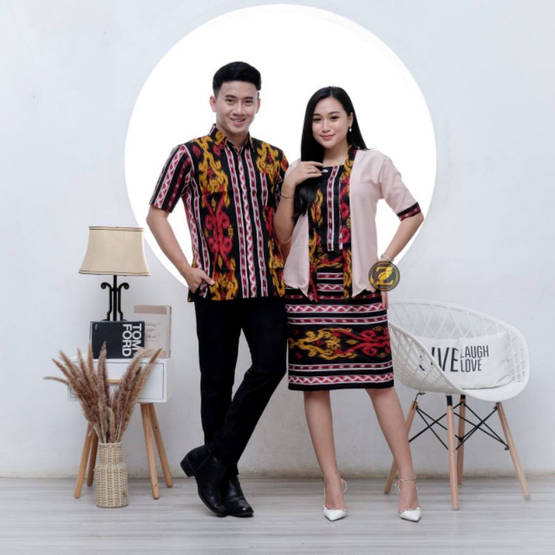 Batik couple Atasan Wanita Seragam Kerja Trending New Arrival M L XL