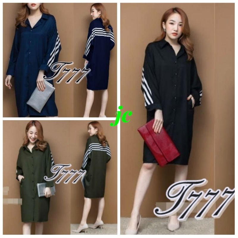 JCTO - DRESS KOMBI FASHION KOREAN / Dress Wanita Casual Korean Terbaru