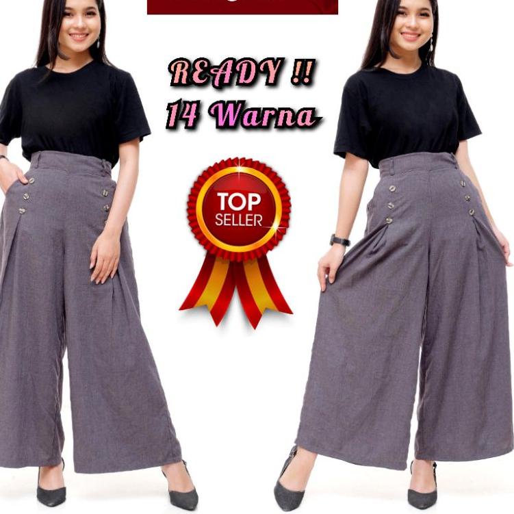{CUB.18Oc22ᵂ} Celana Kulot Gabriell Katun Supernova Grade A PREMIUM All Size Celana Wanita Celana Ku