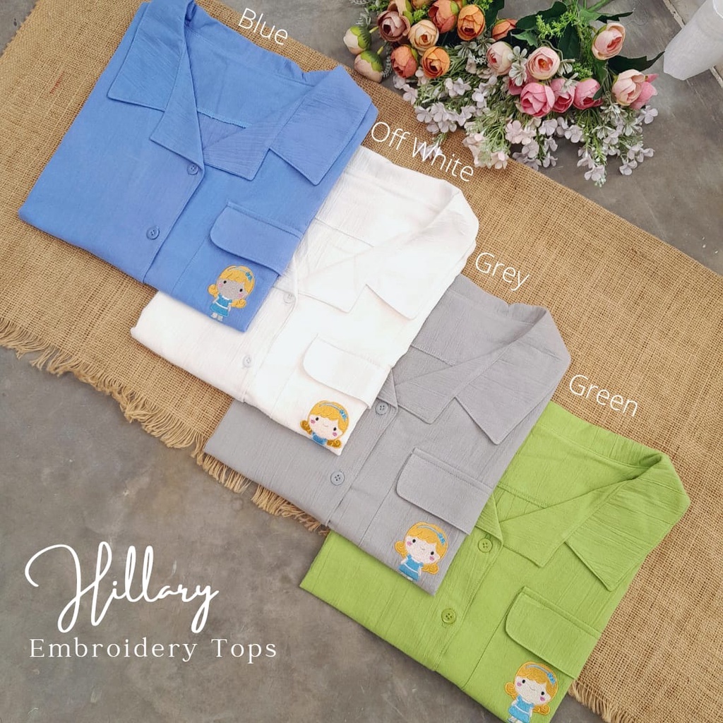 CallieTamami - A 6431 Hillary Embroidery Tops