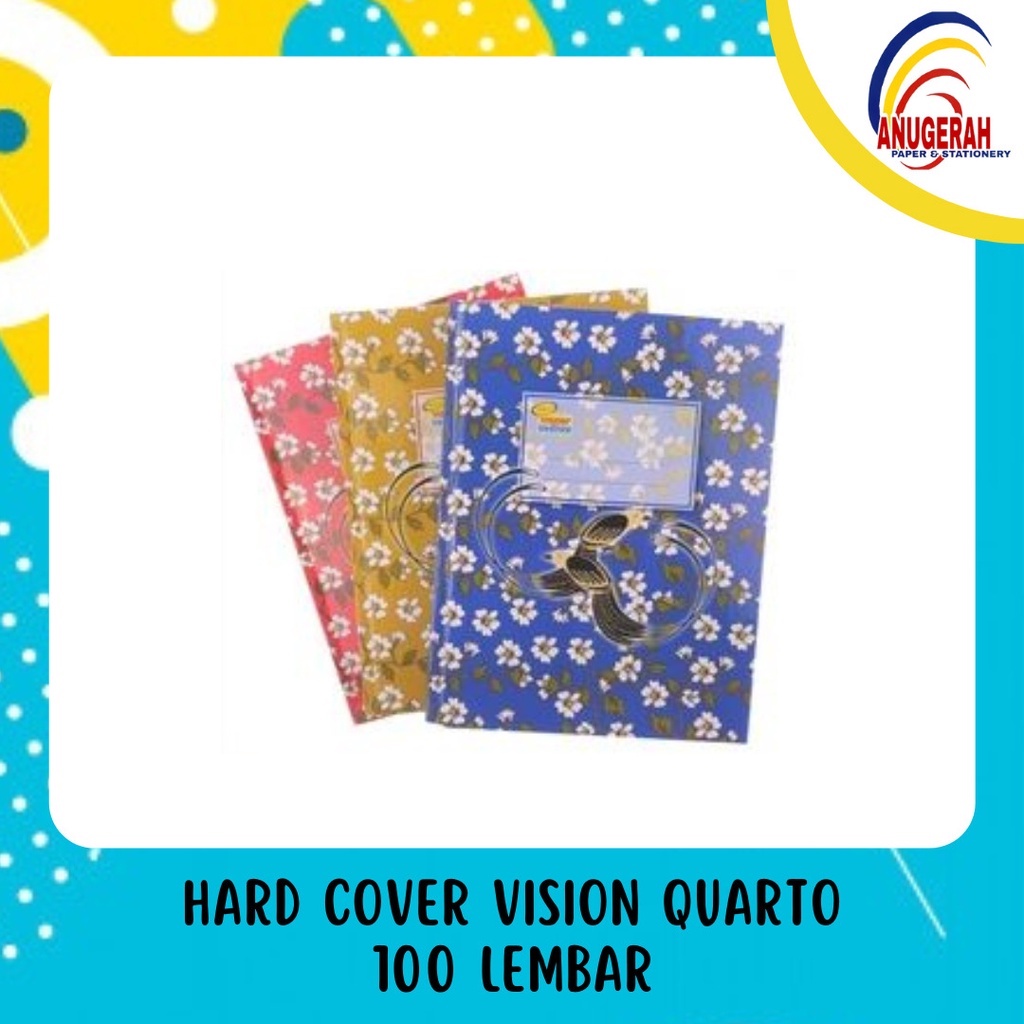 

HARD COVER VISION QUARTO 100 LEMBAR (PCS)