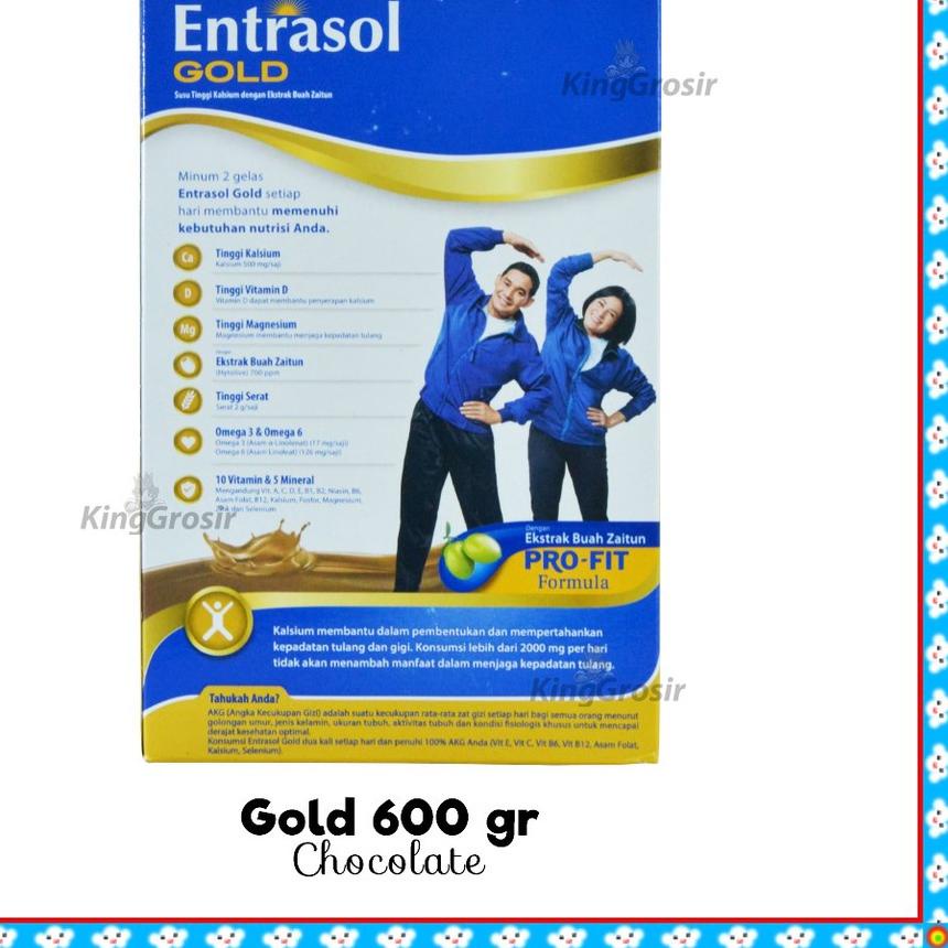 

SALE✅Entrasol Gold 600 gr Vanila / Coklat Susu Untuk Lansia|KD4