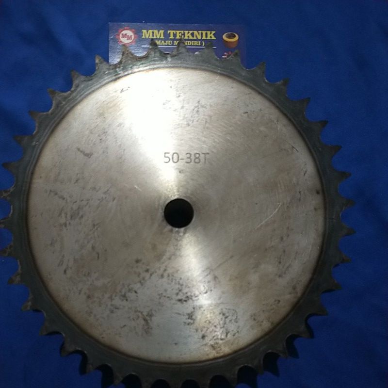 Sprocket RS 50 x 38 T Gear Rantai Single Gir gigi Z 38T RS50 -1 50Z38 50X38T 50-1 tipe B Sproket spr 50-38T 50x1x38T 50-1-38T