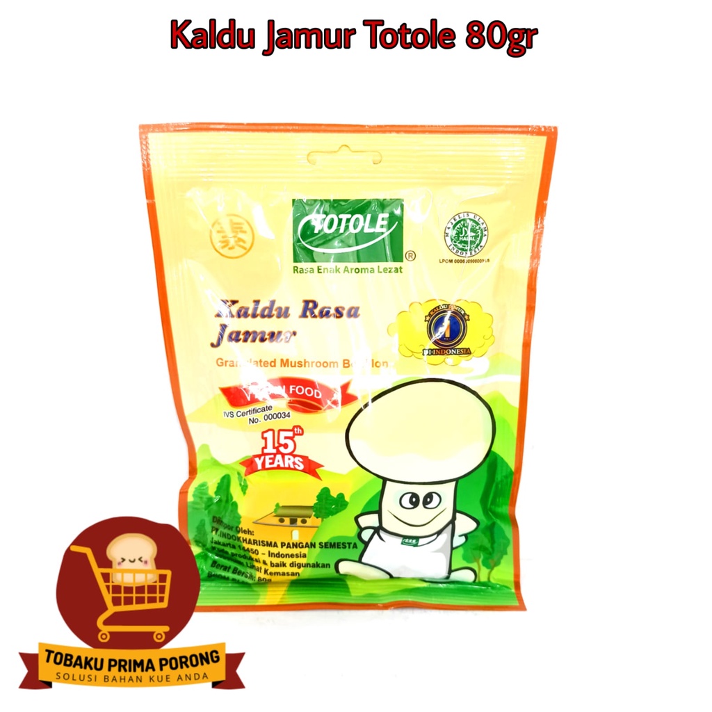 

TOTOLE KALDU JAMUR 80GR / kaldu jamur / penyedap rasa / bumbu