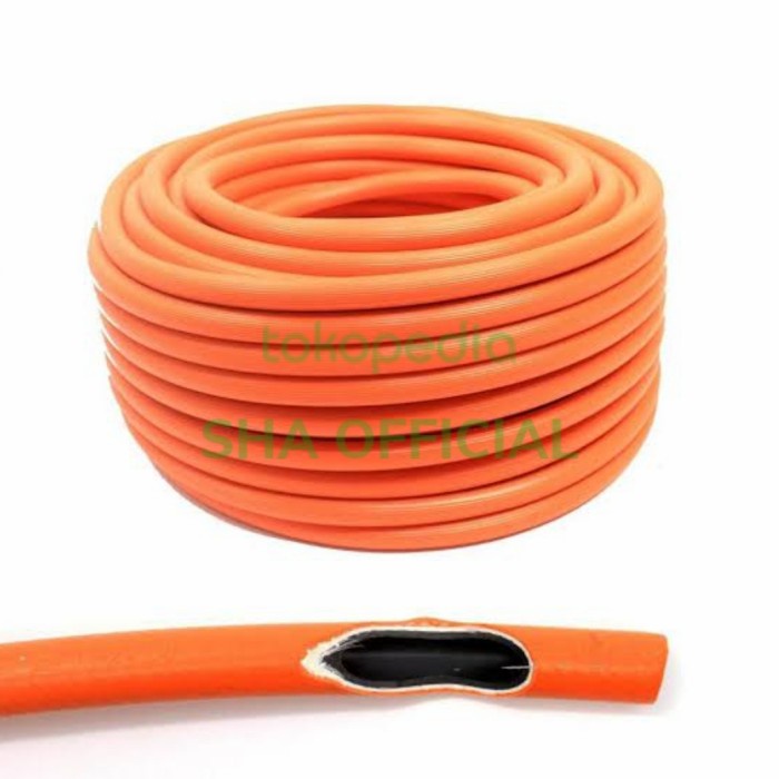 Selang gas lpg regulator 2 lapis SNI meteran plus klem