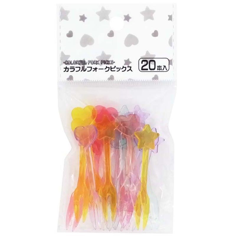 Promo Colorful Fork Picks 20P