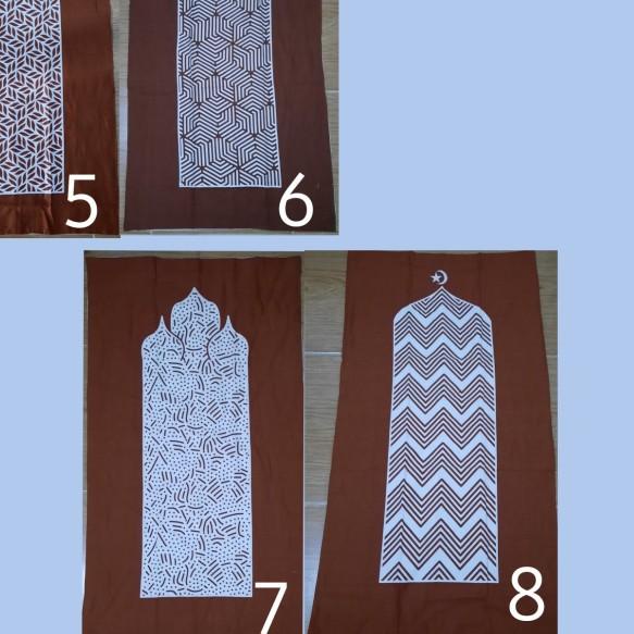 Sajadah Simpel Traveler Indonesia, Batik New Motif - Hanya Sajadah