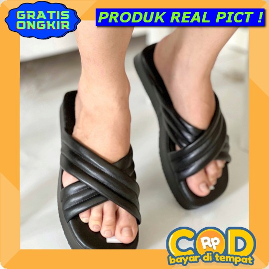 Sandal Teplek Wanita Kekinian Teplak Wanita Import Terbaru Sandal Pesta Wanita Remaja Dewasa Selop D