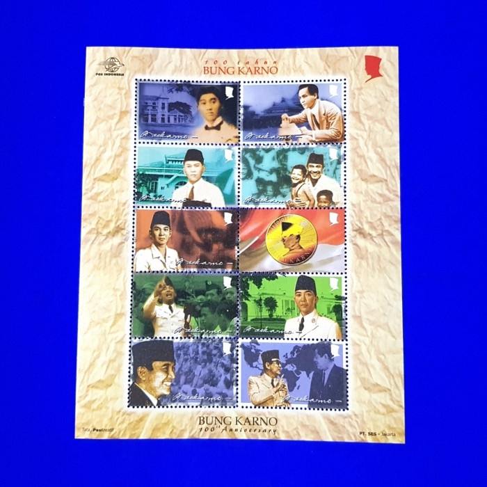 

Spesial Perangko/Prangko Presiden Soekarno 100Th Bung Karno "Cinderella Stamp" Bergaransi