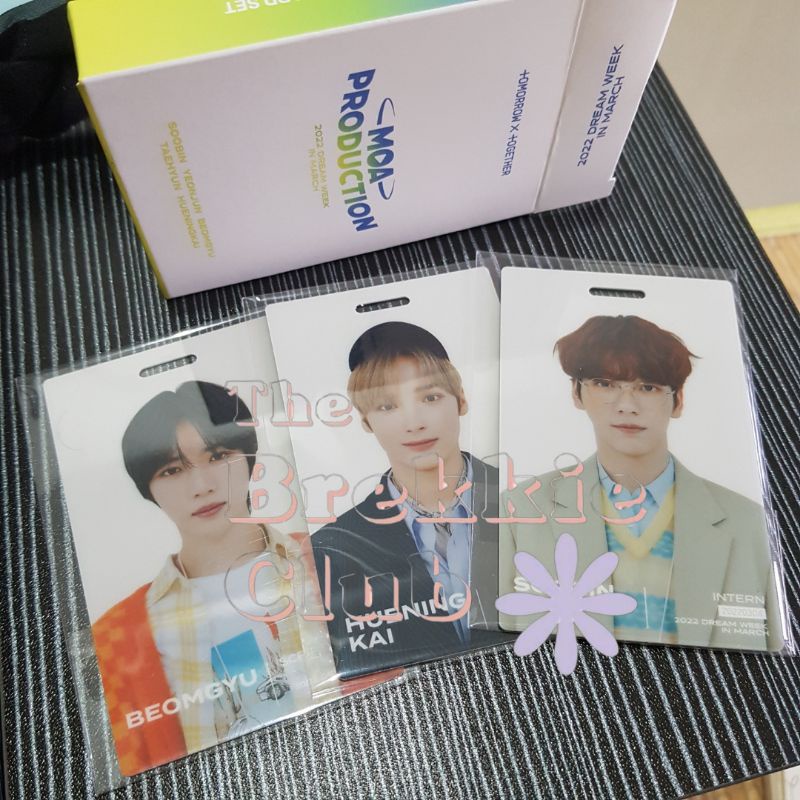 [READY] EMPLOYEE ID CARD MOA PRODUCTION TXT SOOBIN YEONJUN BEOMGYU TAEHYUN HUENINGKAI
