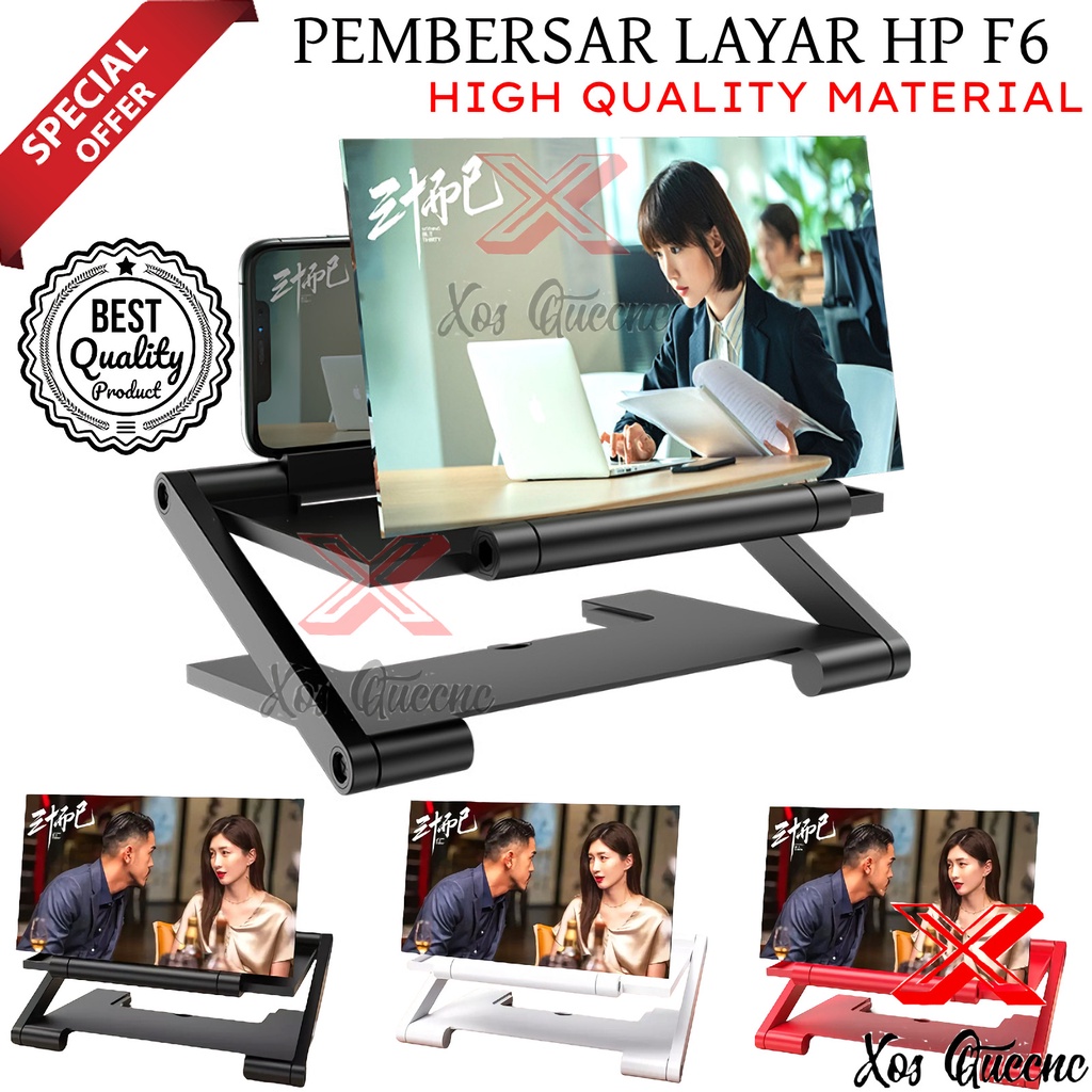 [XOQ] PEMBESAR LAYAR HP F6 / PEMBESAR LAYAR HP 3D / ALAT PEMBESAR LAYAR HP SMARTPHONE