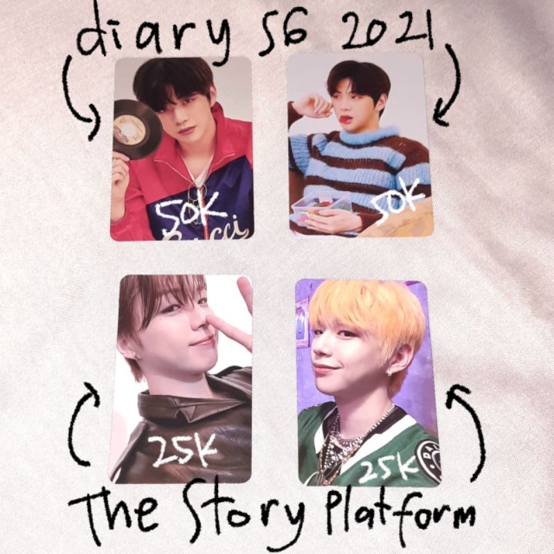 Photocard Kang Daniel 1st Full Album The Story Platform Diary Season's Greetings 2021