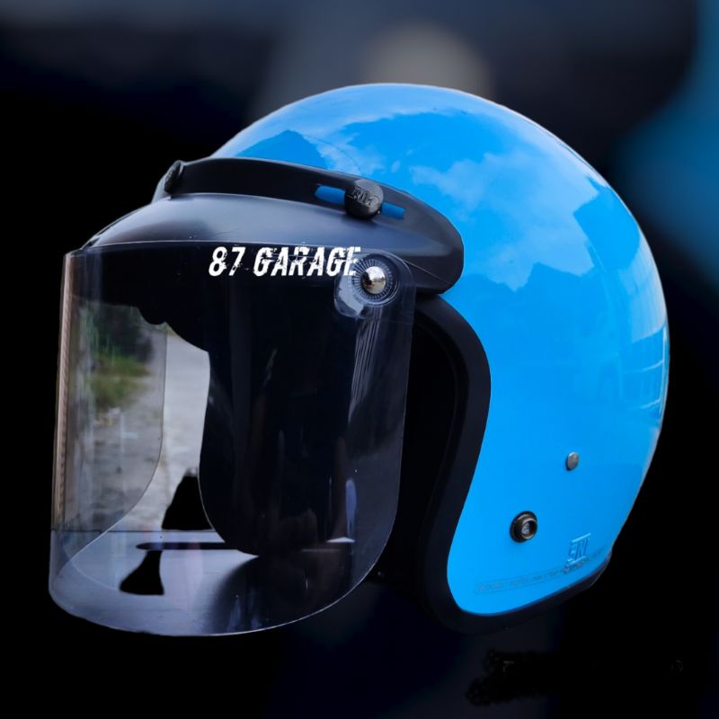 HELM BOGO RETRO SNI FULL LEHER