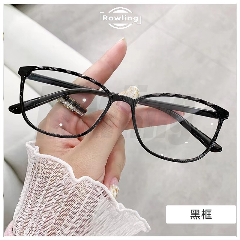 Rowling(ka-285)Frame Kacamata Retro Terbaru Kotak Wanita Pria Import anti Radiasi Blue Light Kacamata Fashion