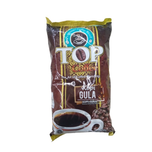 

TOP Coffee Premium Coffee Blend Kopi Gula 2in1 12x10x25gr Minuman Instan