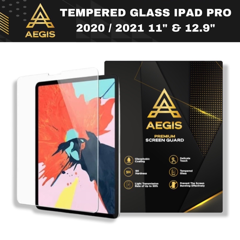 Tempered Glass Ipad Pro 2020/2021 11” 12.9” Aegis