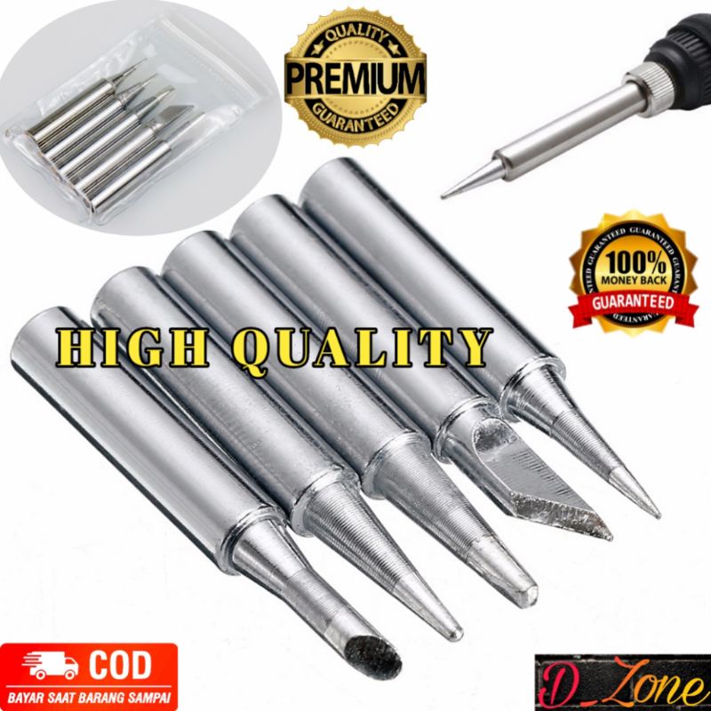 Kepala Mata Solder Iron Tips 900M-T 5 PCS Silver