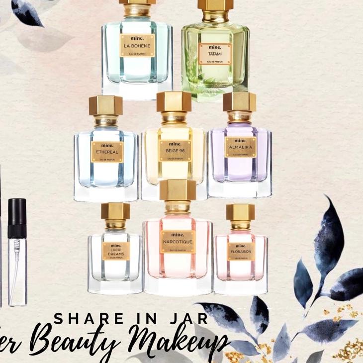 New Recommended--Share in Jar Bottle Decant Parfume MINE Perfumery 2021 Sakura Sake Unbound Almalika