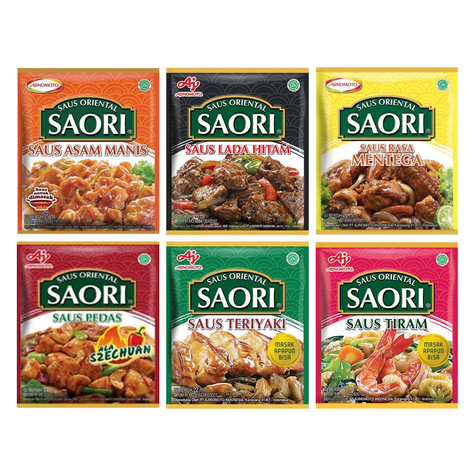 

Saori Saus Oriental Sachet 26ml