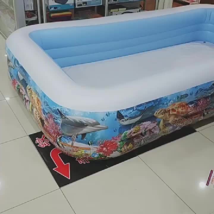 INTEX 58485 Kolam Renang Motif Ikan Family Swim Centre Tropical Reef MBS