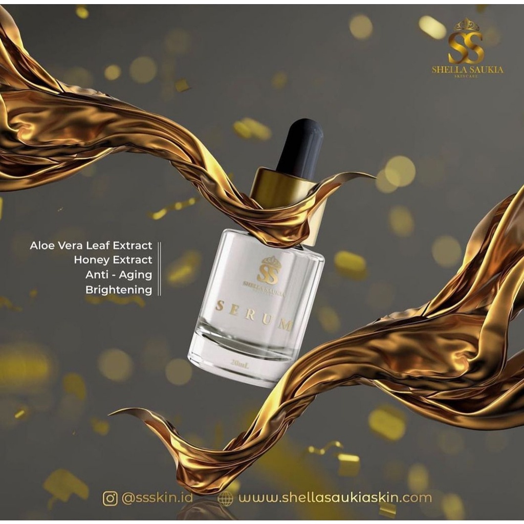 SHELLA SAUKIA LUMINOUS GLOW SERUM SKIN SS | SERUM SS (READY STOCK)