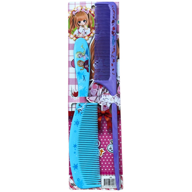 SISIR FANCY SET 2 IN 1 / HAIR COMB / SISIR RAMBUT KARAKTER / SISIR GAGANG MOTIF / SISIR FANCY / SISIR MOTIF KARAKTER