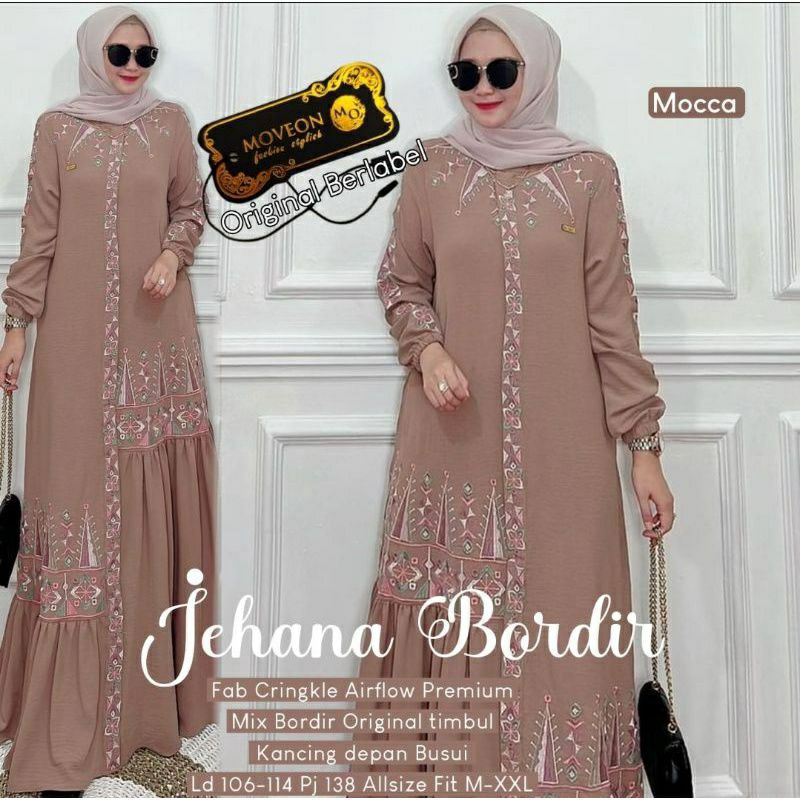 JEHANA BORDIR GAMIS TERBARU