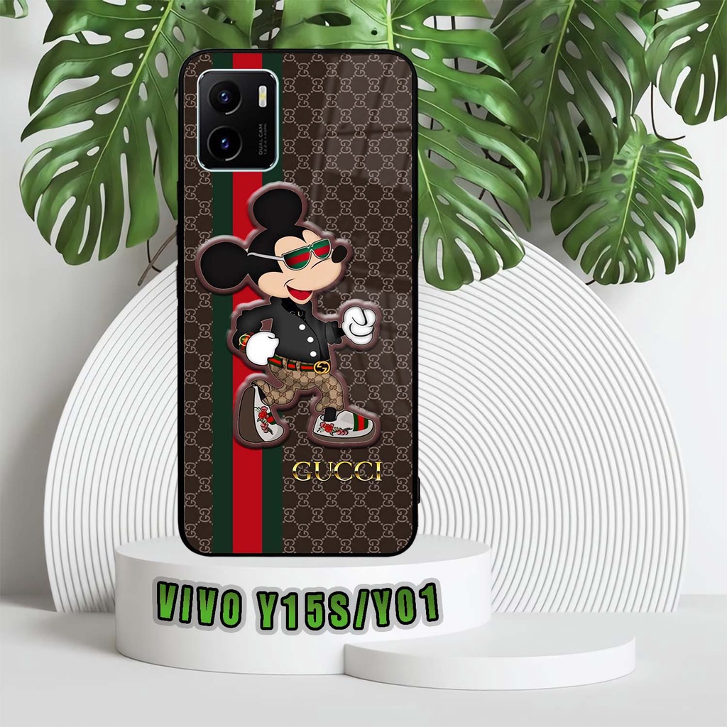 (SV51) Case Kilau Vivo Y15S/Y01 | Y15S | Y01 | Casing Hp Vivo | Pelindung Smartphone | Motif Gc