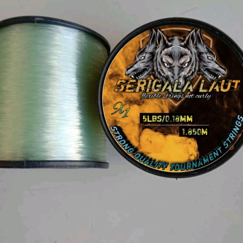 Senar Pancing serigala laut  1000M (  BENING/CLEAR  ) alat pancingSenar SenarNilon mancing joran..