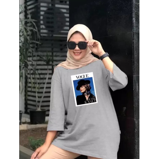 Glitten Store | Kaos Jumbo Wanita / Kaos Voque / Atasan Jumbo Wanita / Kaos Oversize / Fashion Wanit
