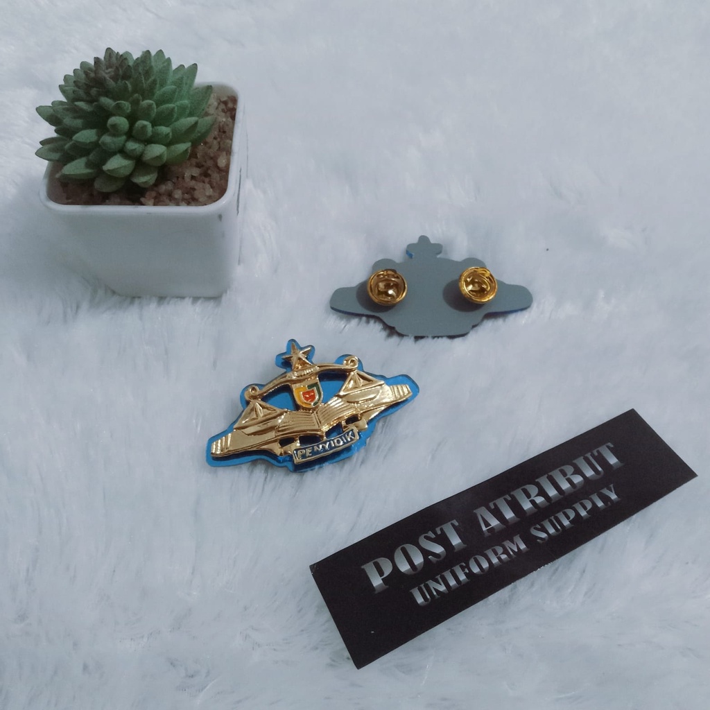 Brevet Penyidik / Penyidik Imigrasi / Penyidik latar biru / Atribut Kumham  / Atribut Imigrasi